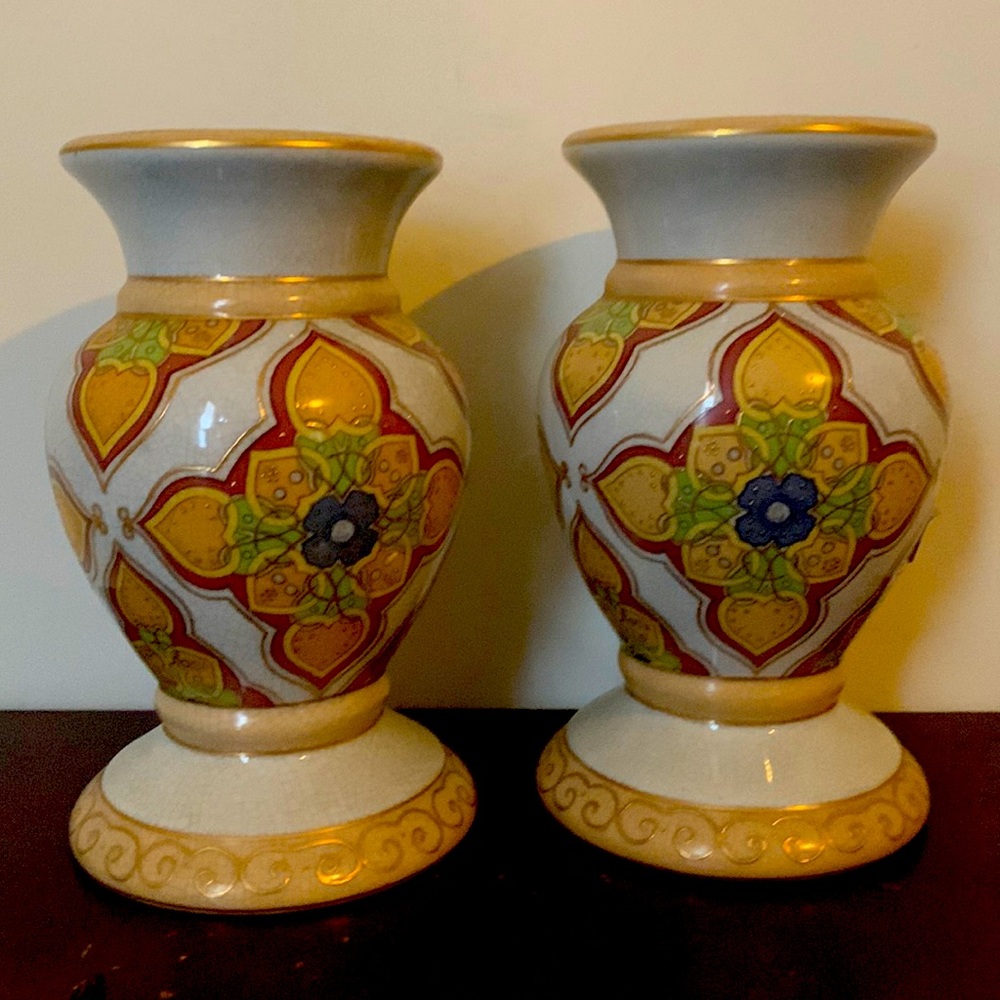 Two candle holders. Used great condition.